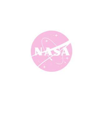 színezhető NASA minta minta fehér pólón
