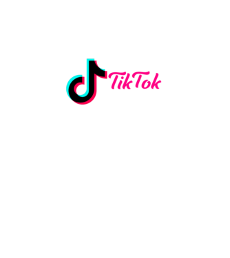 Tik Tok Hercegnő színezhető minta fekete pólón