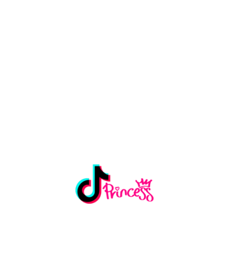 TikTok princess színezhető minta sötétkék pólón
