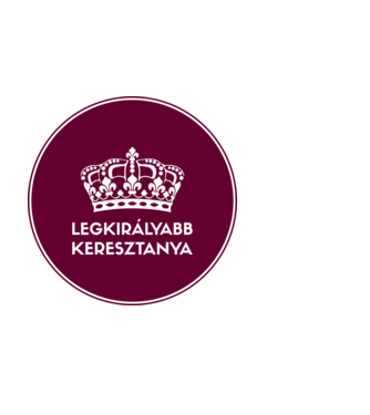 Legkirályabb keresztanya minta fehér pólón