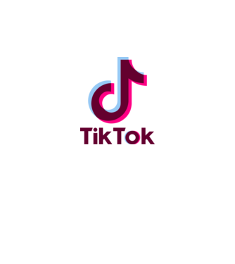 Színezhető TIKTOK minta minta fehér pólón