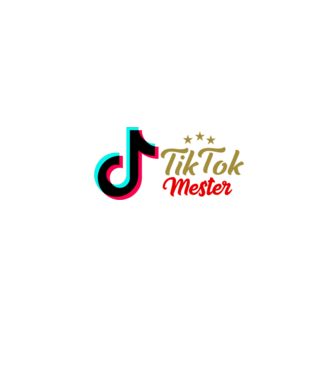 TikTok mester színezhető minta fekete pólón