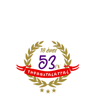 18 éves 53 év tapasztalattal színezhető minta almazöld pólón