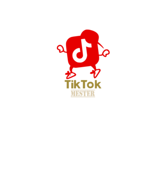 Tik Tok mester színezhető minta fekete pólón