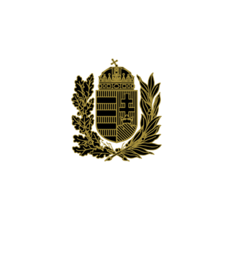 Magyar címer színezhető minta almazöld pólón