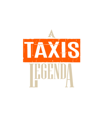 A taxis legenda minta fehér pólón