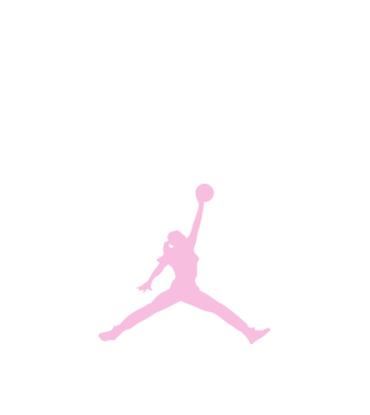 Nike Air Jordan lány minta sötétkék pólón