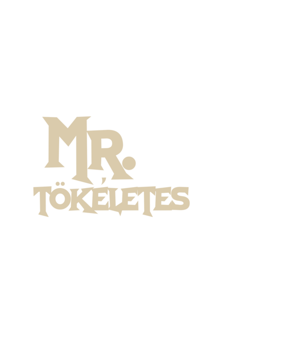 Mr. tőkéeletes színezhető póló minta minta fekete pólón