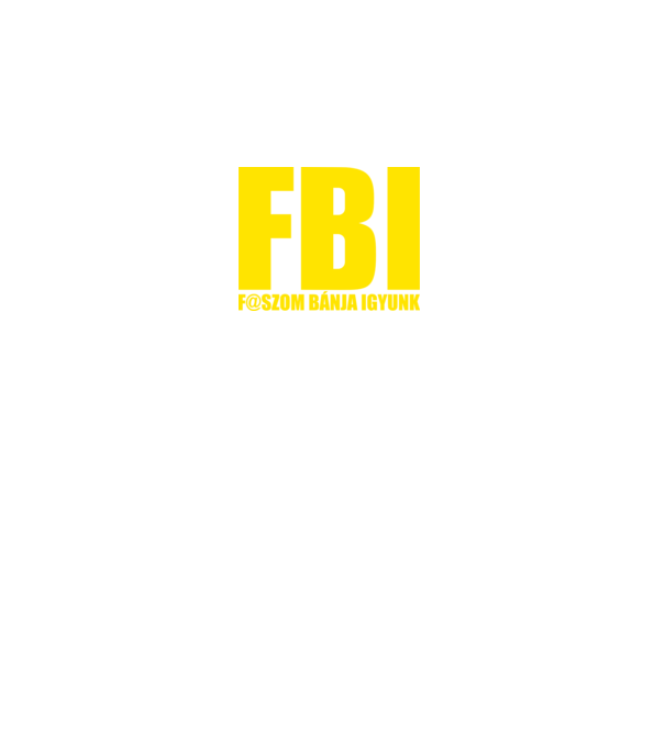 FBI TDS minta fekete pólón