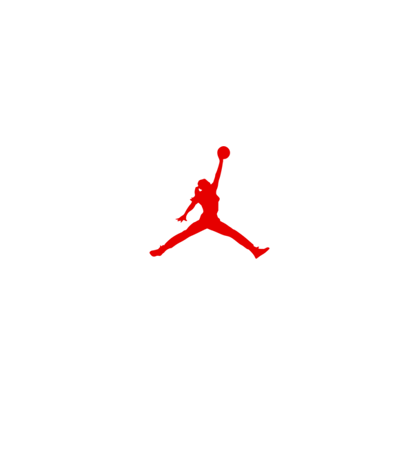 Nike Air Jordan csaj minta fehér/piros pólón