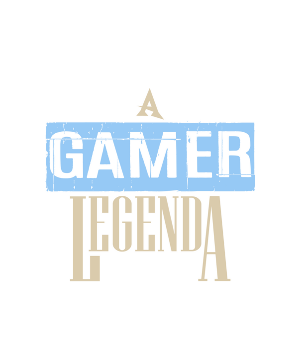 A gamer legenda minta fehér pólón