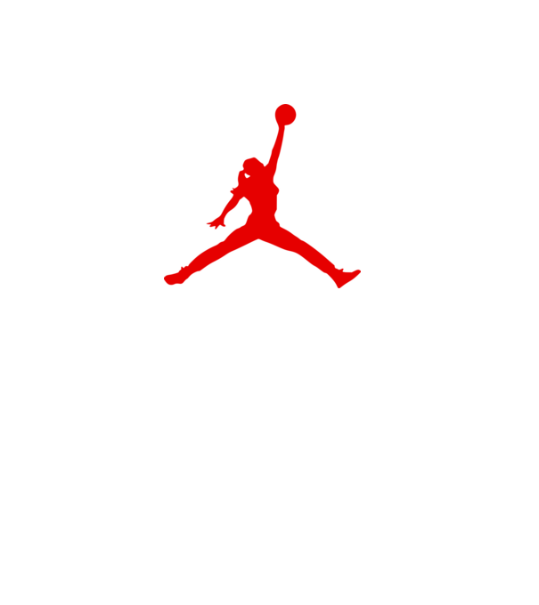 Nike Air Jordan csaj minta fehér pólón