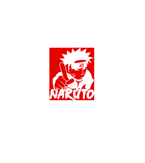 naruto minta fekete pólón