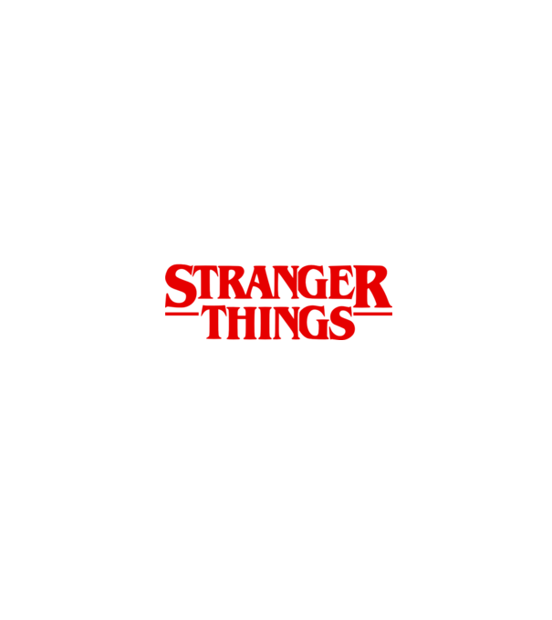Stranger things színezhető minta farmerkék pólón