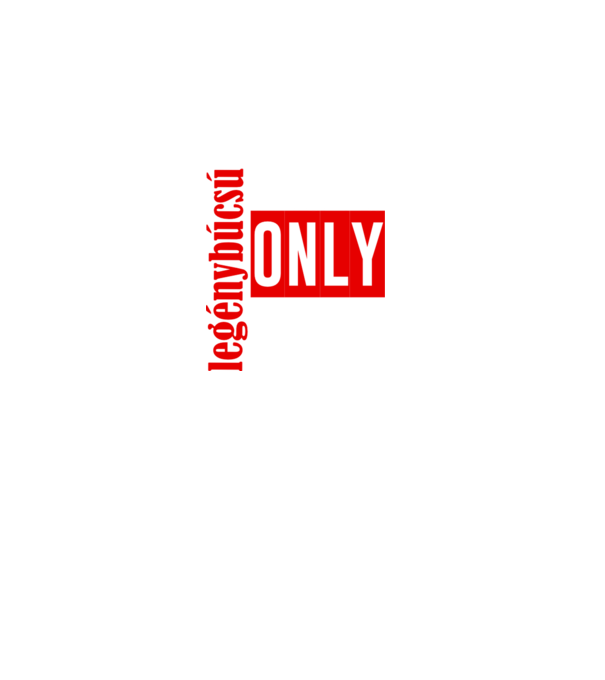 Adults only 18+ legénybúcsú minta fekete pólón