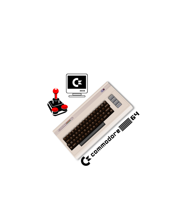 C64 COMMODORE 64 minta almazöld pólón