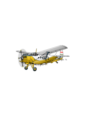 AN-2 repülőgép  minta világos rózsaszín pólón
