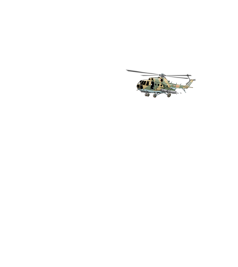 MI-8 helikopter minta neonsárga pólón