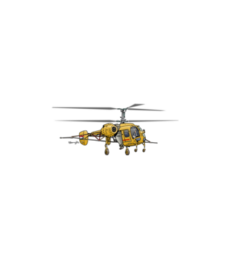 KA-26 helikopter  minta fehér pólón