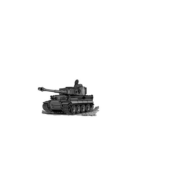 Tigris tank (szürke) minta homokszín pólón
