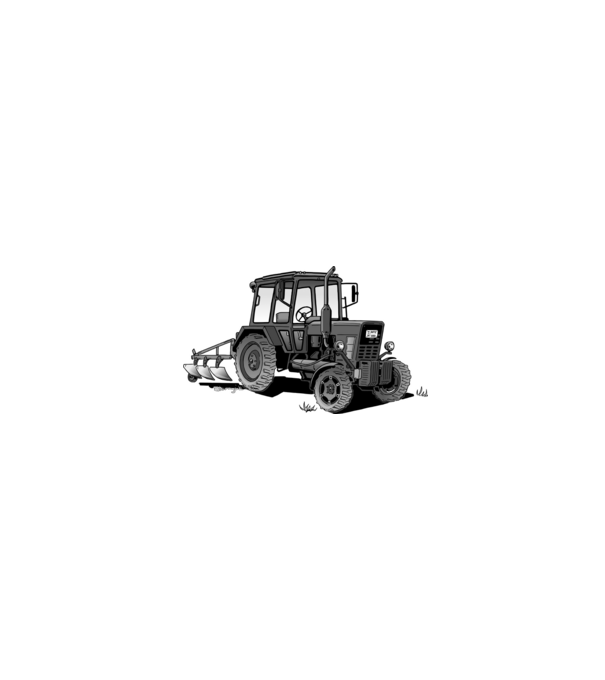 MTZ traktor (szürke) minta homokszín pólón