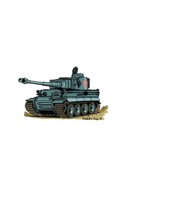 Tigris tank (acél) minta fekete pólón
