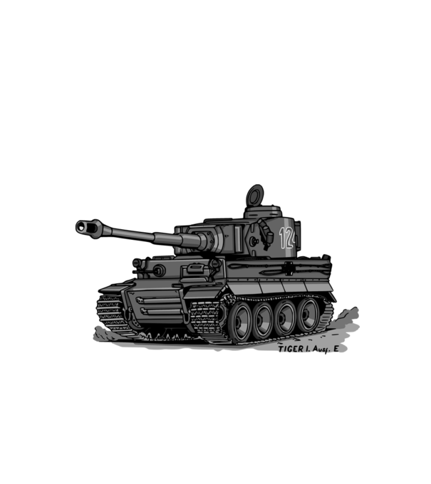 Tigris tank (szürke) minta almazöld pólón