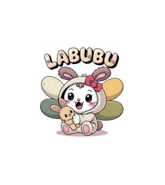 Labubu – Cukiság túlterhelés közeleg minta fehér pólón