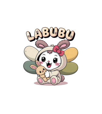 Labubu – Cukiság túlterhelés közeleg minta fehér pólón