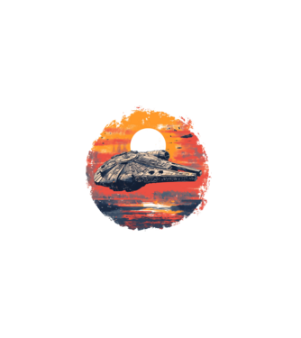Űrutazók álma - Egyedi STAR WARS minta minta fehér pólón