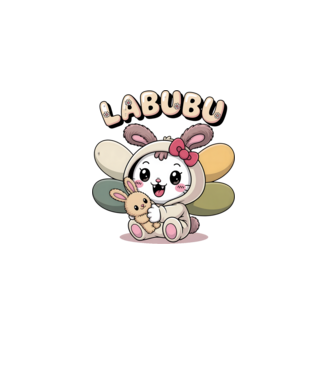 Labubu – Cukiság túlterhelés közeleg minta fehér pólón