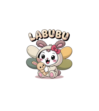 Labubu – Cukiság túlterhelés közeleg minta fehér pólón