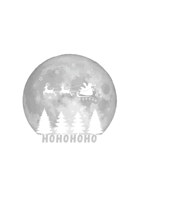 Hohohoho minta fekete pólón