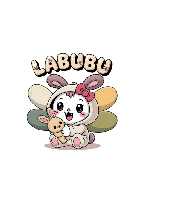 Labubu – Cukiság túlterhelés közeleg minta fehér pólón