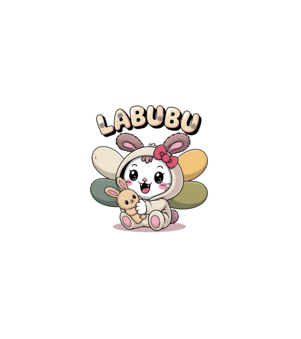 Labubu – Cukiság túlterhelés közeleg minta fehér pólón
