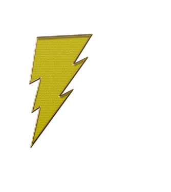 Black Adam (szívhez) minta fekete pólón