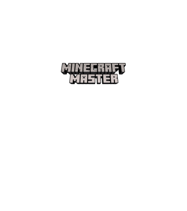 Minecraft Master minta királykék pólón