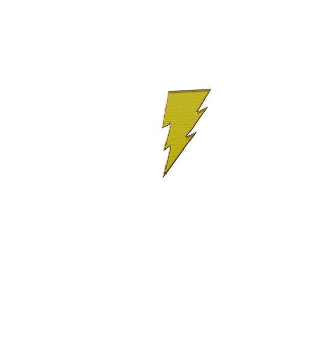 Black Adam (szívhez) minta sötétkék pólón