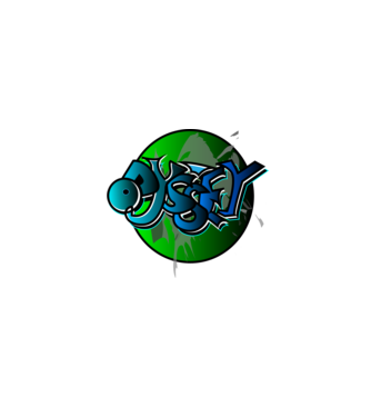Odyssey - logo minta fekete pólón
