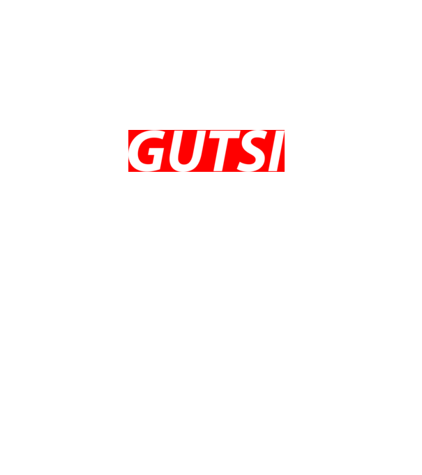 GUTSI minta fehér pólón
