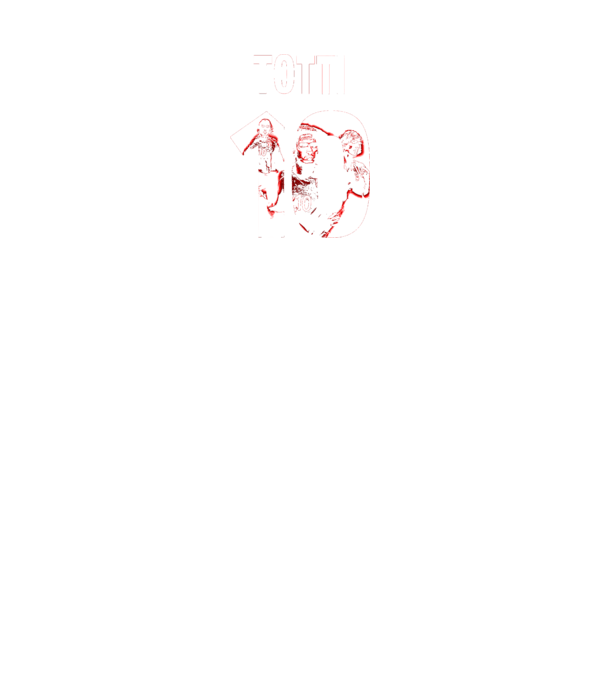 Totti minta fekete pólón
