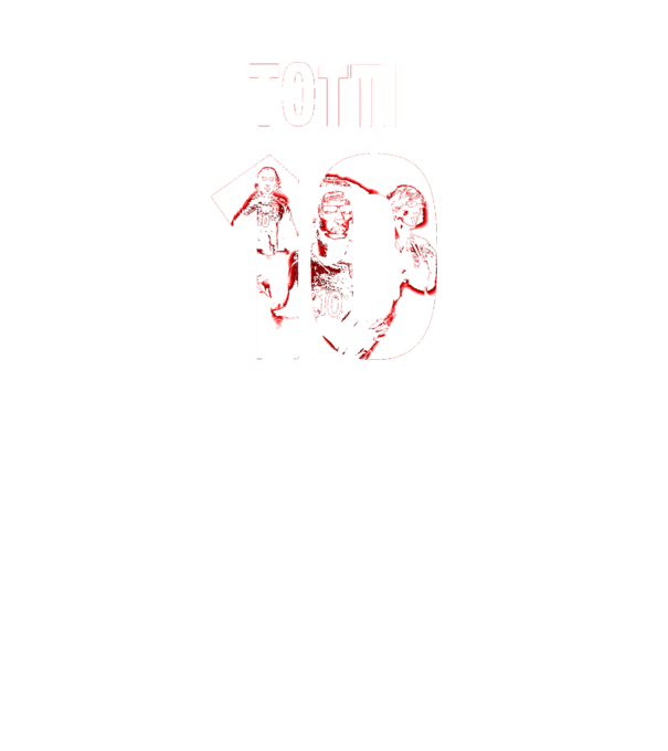Totti minta fekete pólón