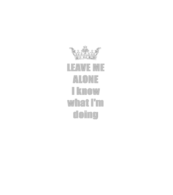 Leave me alone minta fekete pólón