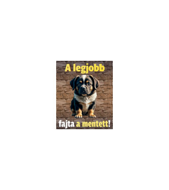 A legjobb fajta minta homokszín pólón