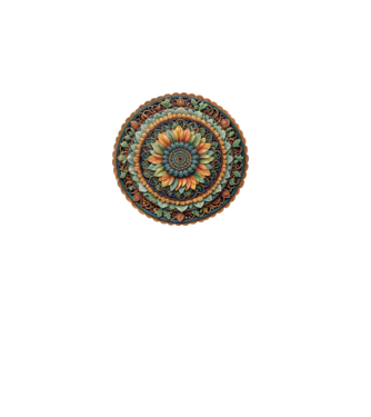 Mandala minta dusty pink pólón