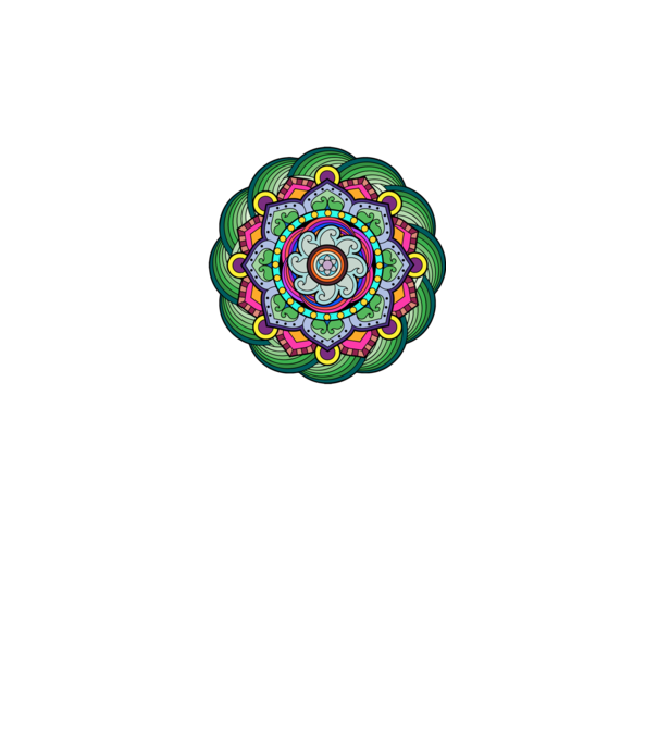 mandala minta sötétszürke pólón