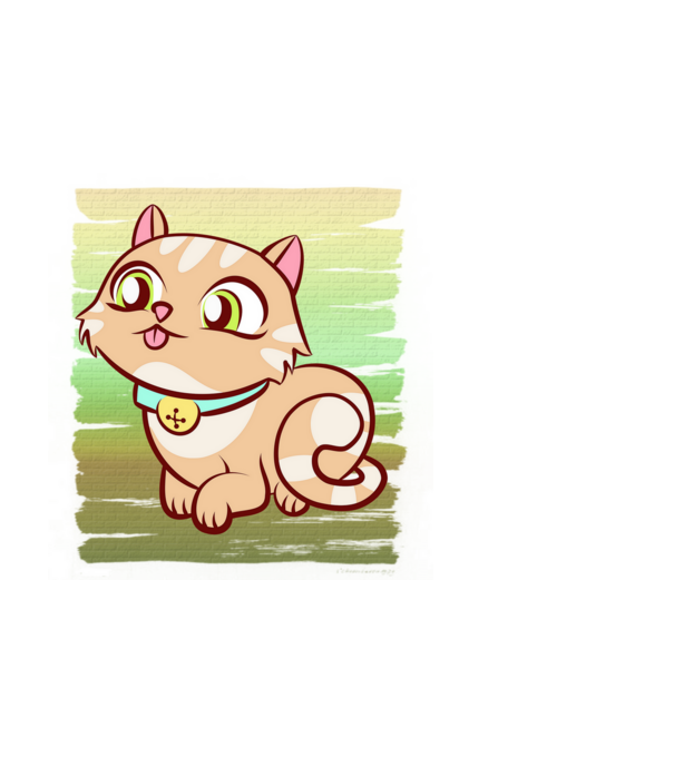 cat minta fekete pólón