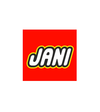 János minta fehér pólón