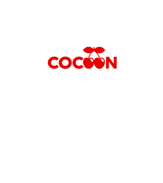 Cocoon Club minta fekete pólón