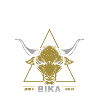 Bika minta fehér pólón
